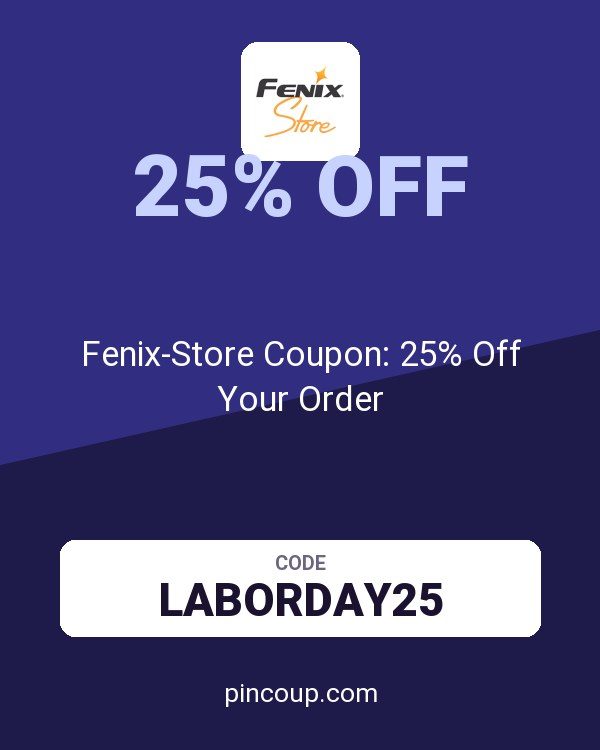 Fenix-Store Coupon: 25% Off Your Order