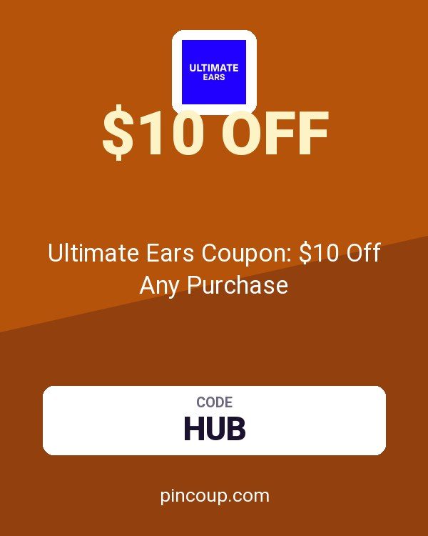 Ultimate Ears - US &: Ultimate Ears Coupon: $10 Off Any Purchase