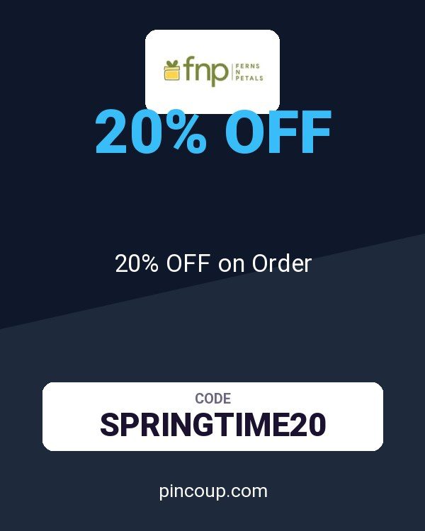 Ferns N Petals coupon: 20% OFF on Order