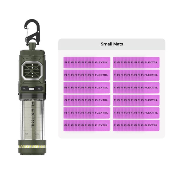 TINY REPELLER - 3 IN 1 Outdoor Insect Repellent with Power Bank Function - with 120 mats (best value) / Green (Shipments to the US only) at FLEXTAIL
