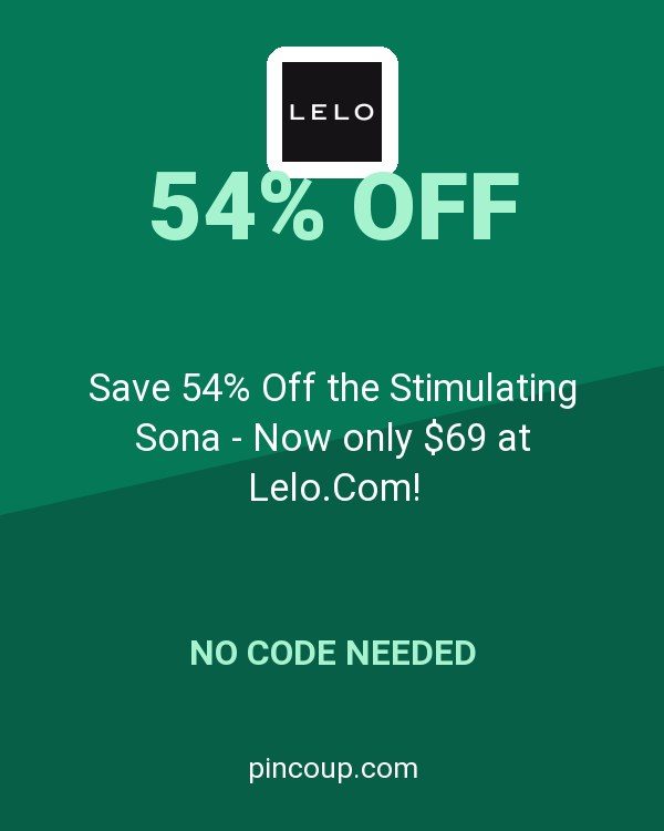 Save 54% Off the Stimulating Sona - Now only $69 at Lelo.Com!