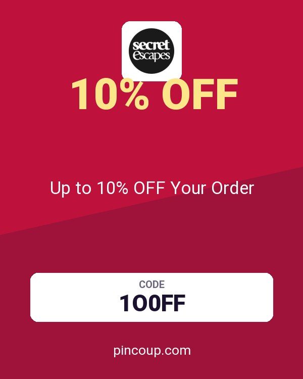 Secret Escapes coupon: Up to 10% OFF Your Order