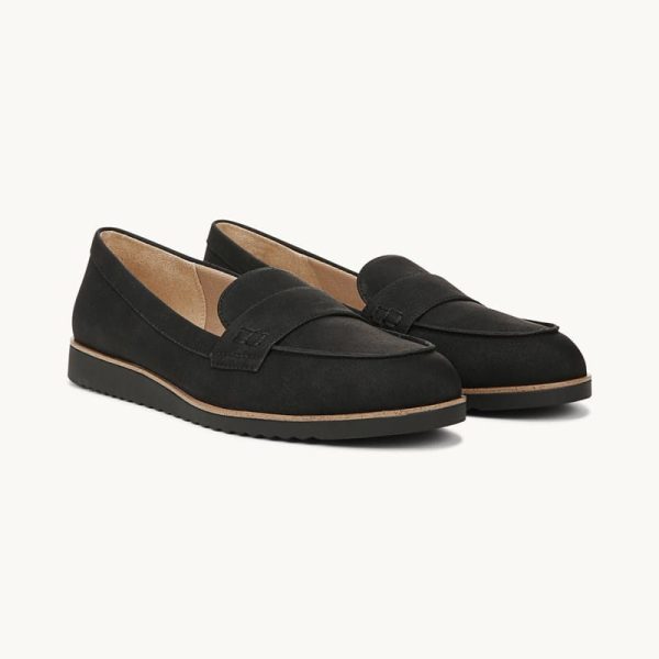 LifeStride Zee Loafer Shoes (Black/black) Fabric 9.5 W