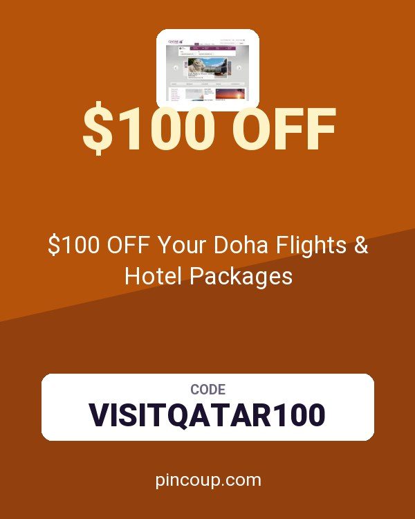 Qatar Airways coupon: $100 OFF Your Doha Flights & Hotel Packages