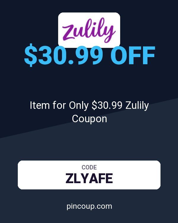 Item for Only $30.99 Zulily Coupon