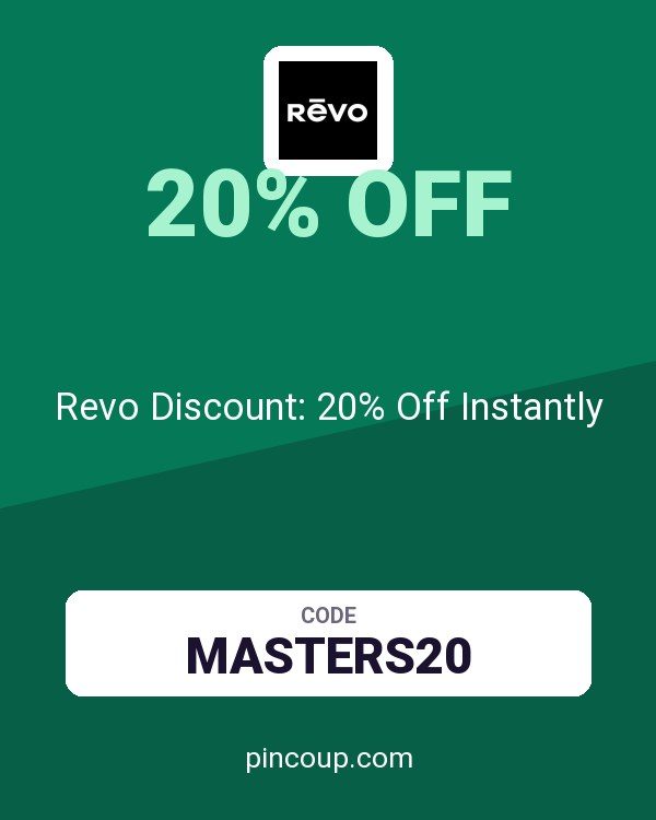 Revo Discount: 20% Off Instantly
