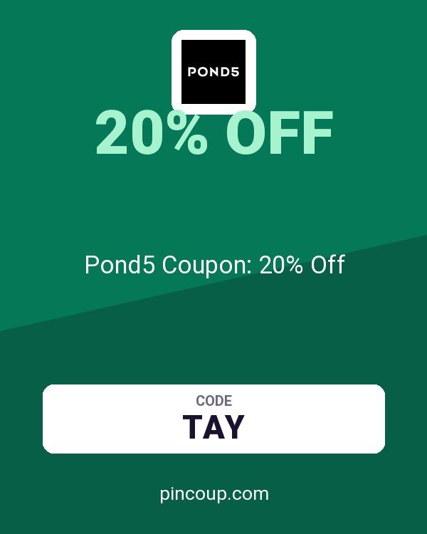 Pond5 Coupon: 20% Off