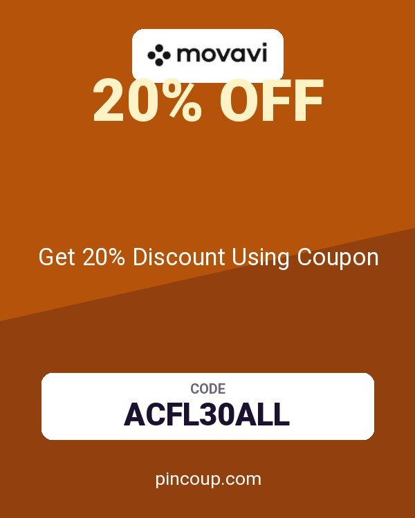 Movavi: Get 20% Discount Using Coupon