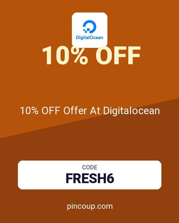 10% OFF Offer At Digitalocean