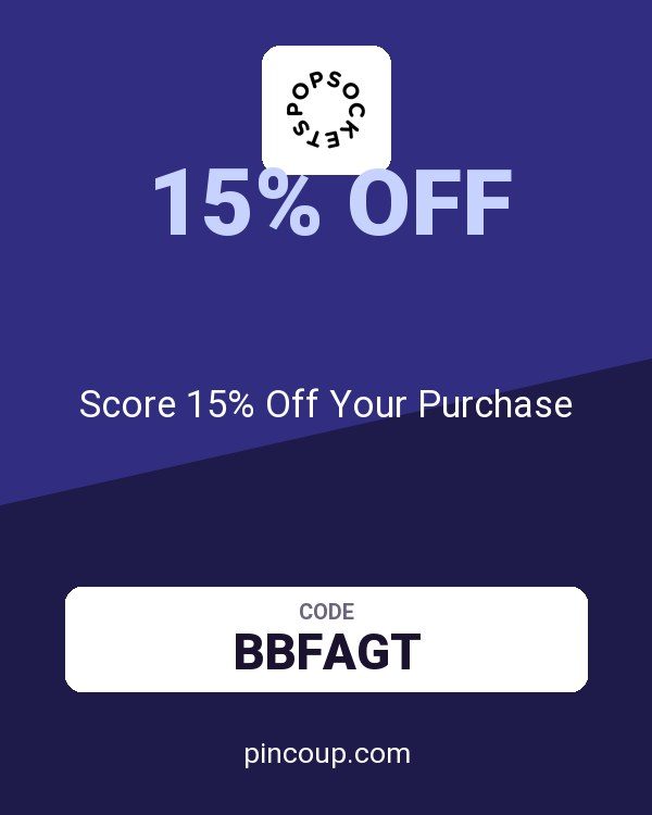 PopSockets coupon: Score 15% Off Your Purchase