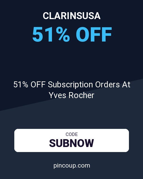 Clarinsusa coupon: 51% OFF Subscription Orders At Yves Rocher