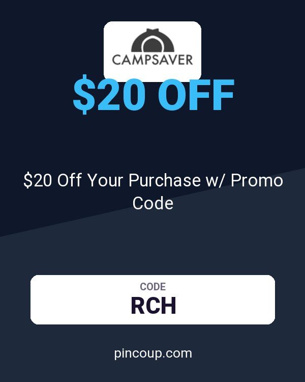 CampSaver.com coupon: $20 Off Your Purchase w/ Promo Code