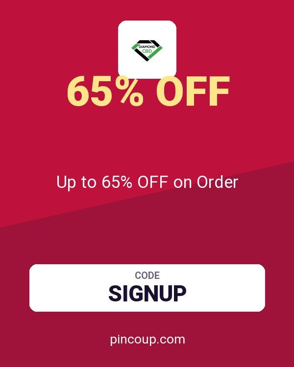 Diamond CBD coupon: Up to 65% OFF on Order