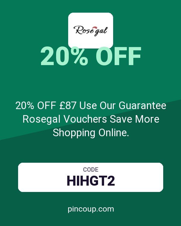 20% OFF £87 Use Our Guarantee Rosegal Vouchers Save More Shopping Online.
