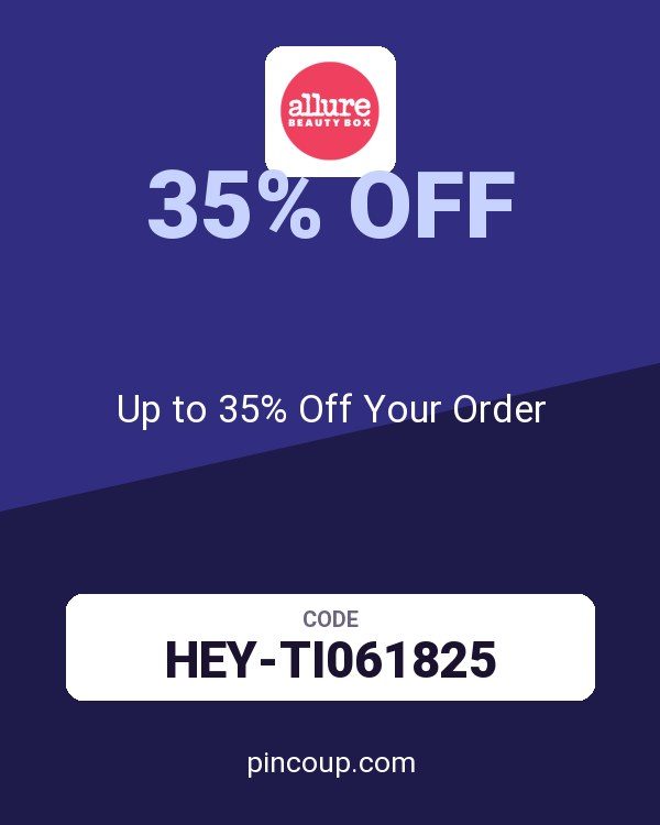 Allure Beauty Box coupon: Up to 35% Off Your Order