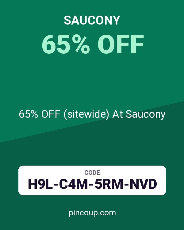 65% OFF (sitewide) At Saucony