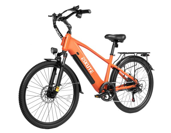 Eskute® C200 SO Electric Bike for Adults - Orange / Bike at Eskute Ebikes