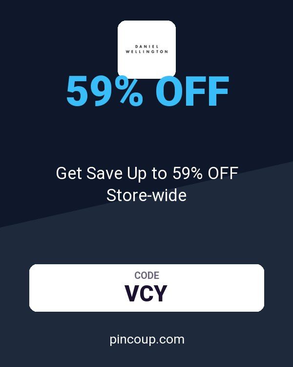 Daniel Wellington coupon: Get Save Up to 59% OFF Store-wide