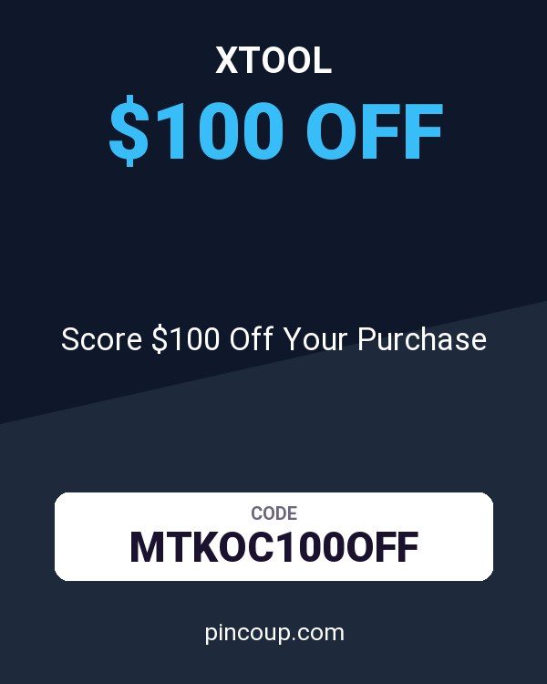 xTool coupon: Score $100 Off Your Purchase