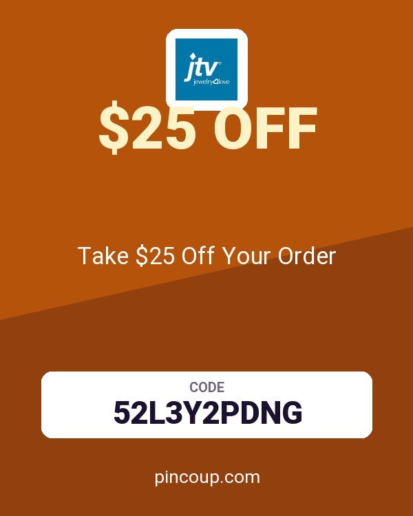 JTV Jewelry coupon: Take $25 Off Your Order