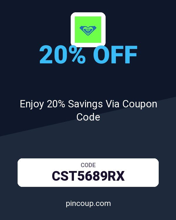 Roxy: Enjoy 20% Savings Via Coupon Code