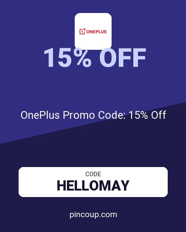 OnePlus Promo Code: 15% Off