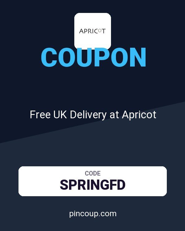 Free UK Delivery at Apricot