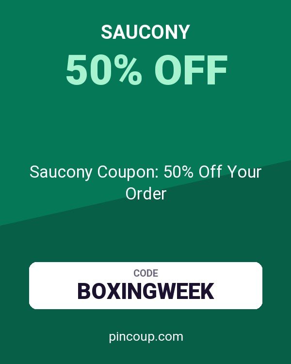 Saucony Coupon: 50% Off Your Order