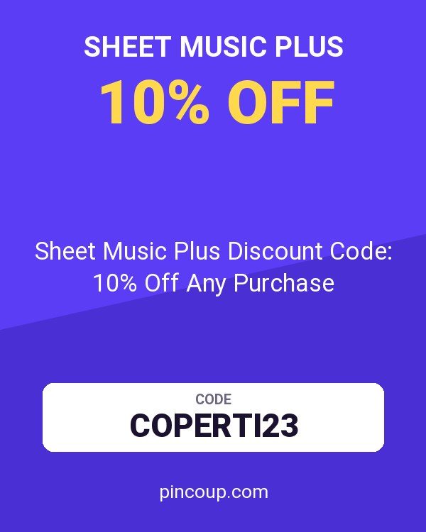 Sheet Music Plus Discount Code: 10% Off Any Purchase