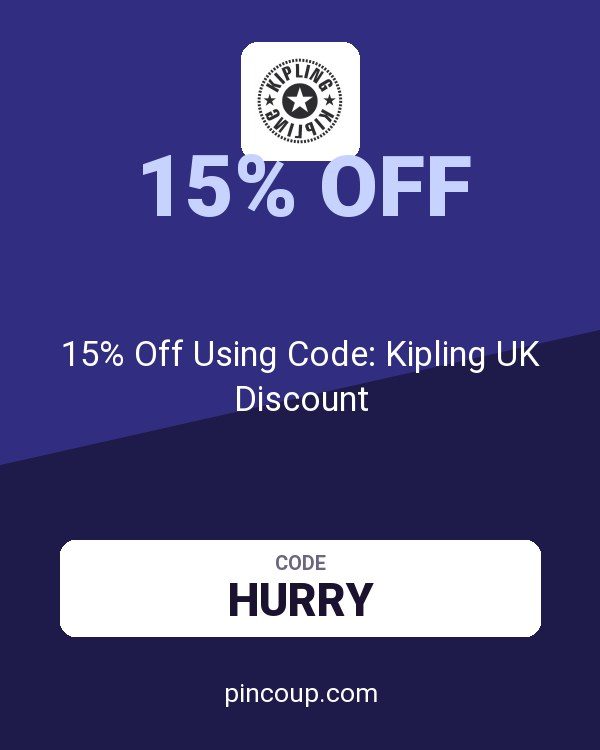 15% Off Using Code: Kipling UK Discount