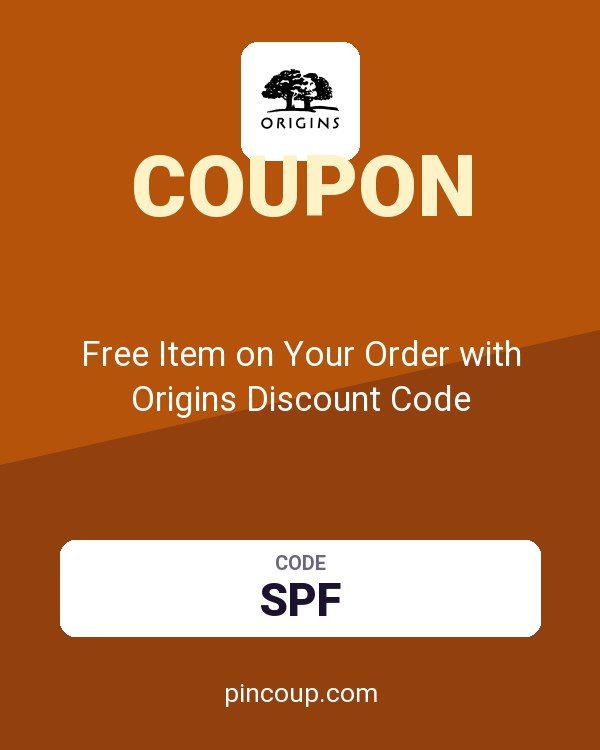 Origins Online coupon: Free Item on Your Order with Origins Discount Code