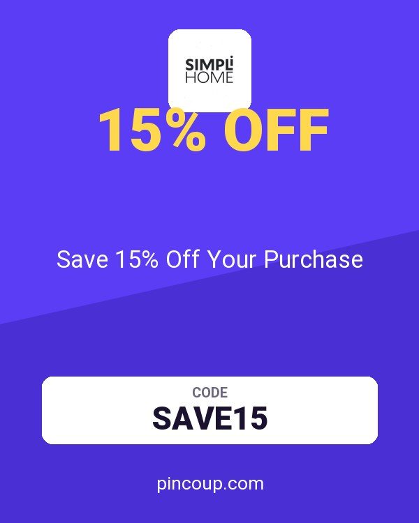 simpli-home coupon: Save 15% Off Your Purchase