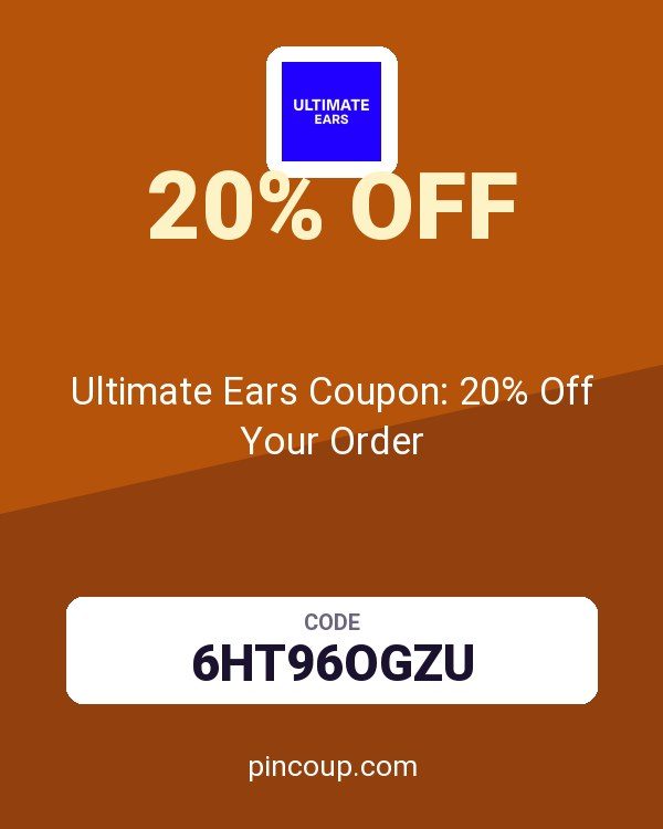 Ultimate Ears - US &: Ultimate Ears Coupon: 20% Off Your Order