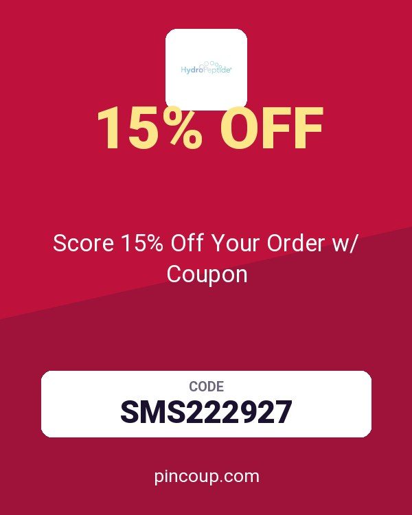 HydroPeptide: Score 15% Off Your Order w/ Coupon