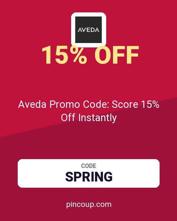 Aveda Corporation coupon: Aveda Promo Code: Score 15% Off Instantly