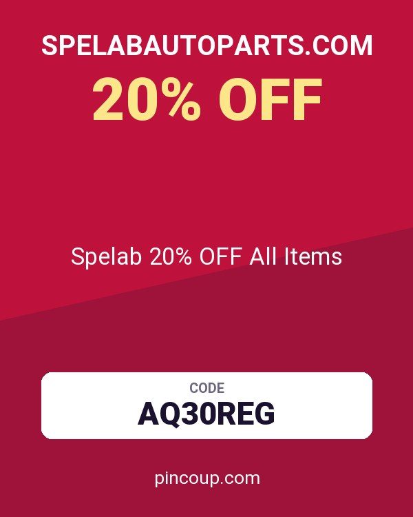 Spelabautoparts.com coupon: Spelab 20% OFF All Items