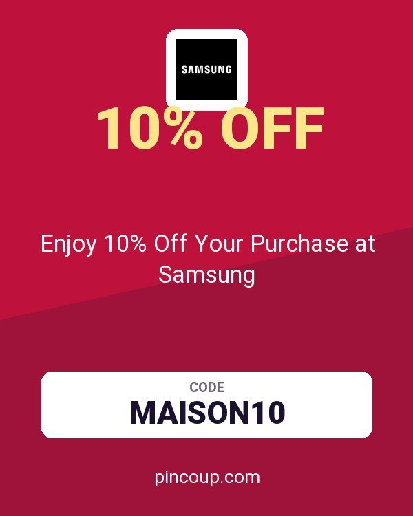Enjoy 10% Off Your Purchase at Samsung