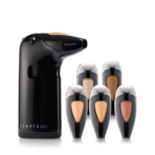 TEMPTU Air Airpod Discovery Kit - Black / PERFECT CANVAS - Semi-matte/Natural / Medium at TEMPTU PRO