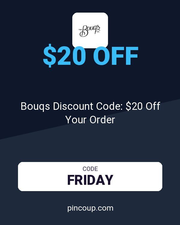 The Bouqs Company coupon: Bouqs Discount Code: $20 Off Your Order