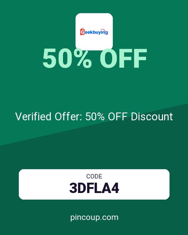 GeekBuying coupon: Verified Offer: 50% OFF Discount