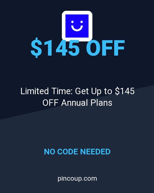 Visible coupon: Limited Time: Get Up to $145 OFF Annual Plans