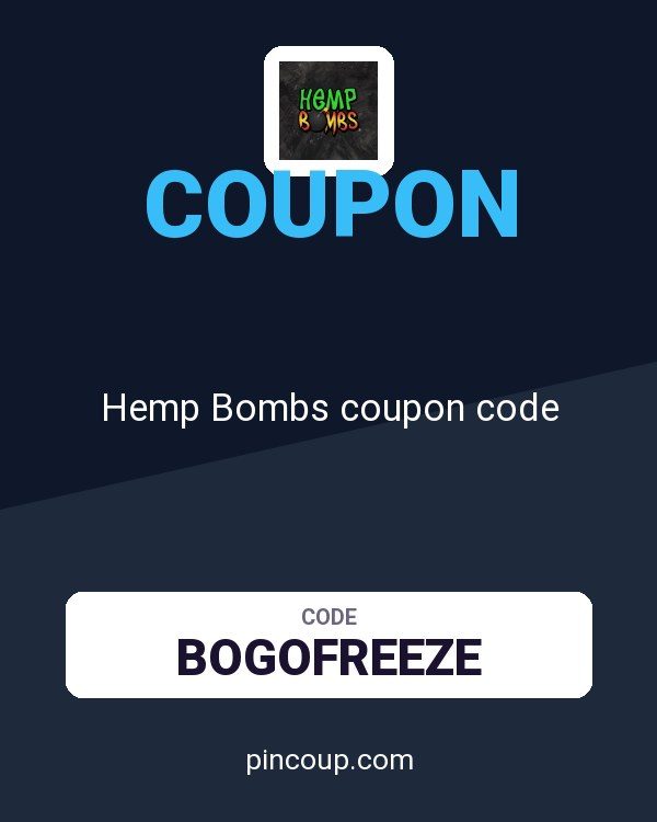 Hemp Bombs coupon code