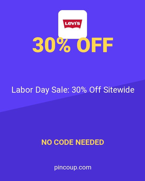Levi's coupon: Labor Day Sale: 30% Off Sitewide
