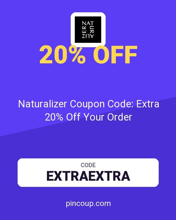 Naturalizer Coupon Code: Extra 20% Off Your Order
