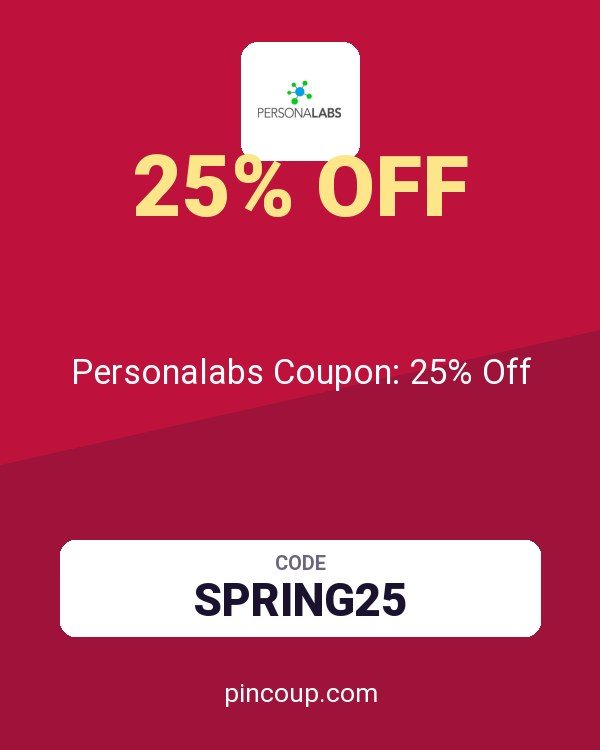 Personalabs Coupon: 25% Off