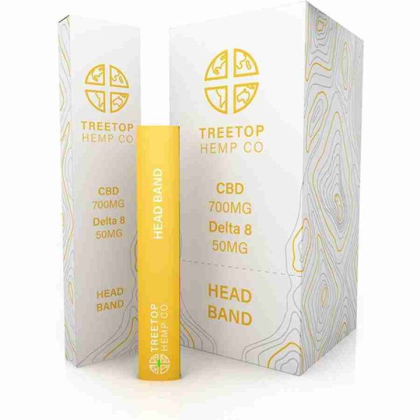 TreeTop Head Band 1g CBD+Delta 8 Disposable at D8 Super Store