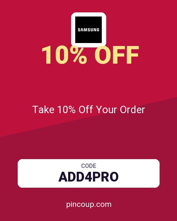 Samsung coupon: Take 10% Off Your Order