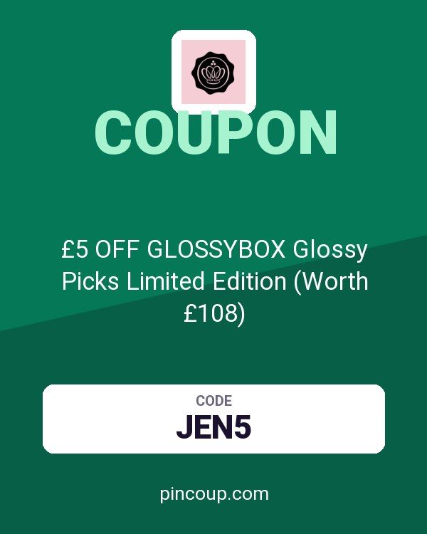 £5 OFF GLOSSYBOX Glossy Picks Limited Edition (Worth £108)