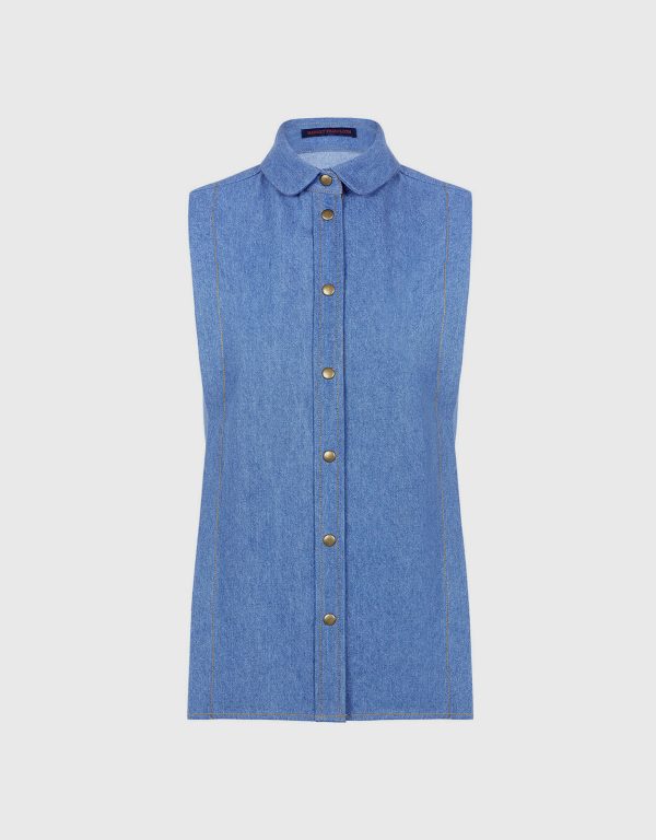 Harvey Faircloth Sleeveless Shirt - US 0 at IFCHIC