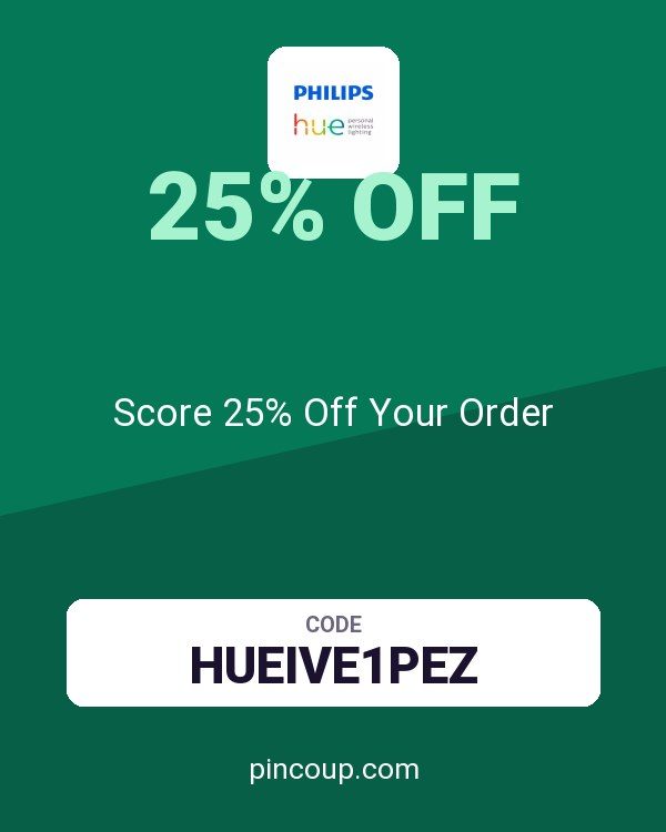Philips Hue coupon: Score 25% Off Your Order